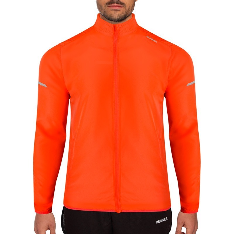 Runnek Veste Coupe Vent Orange Fluo