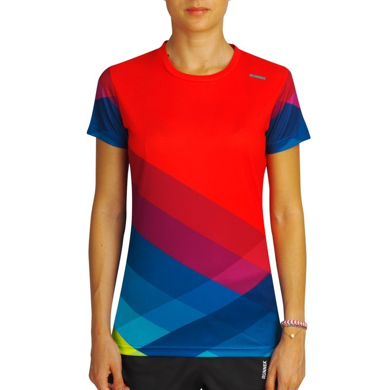 Tshirt Technique Runnek Pure Rouge Femme