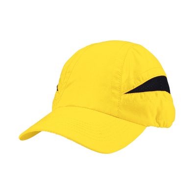 casquette technique jaune