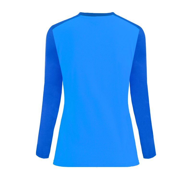 Maillot technique runnek ethilo bleu royal femme dos