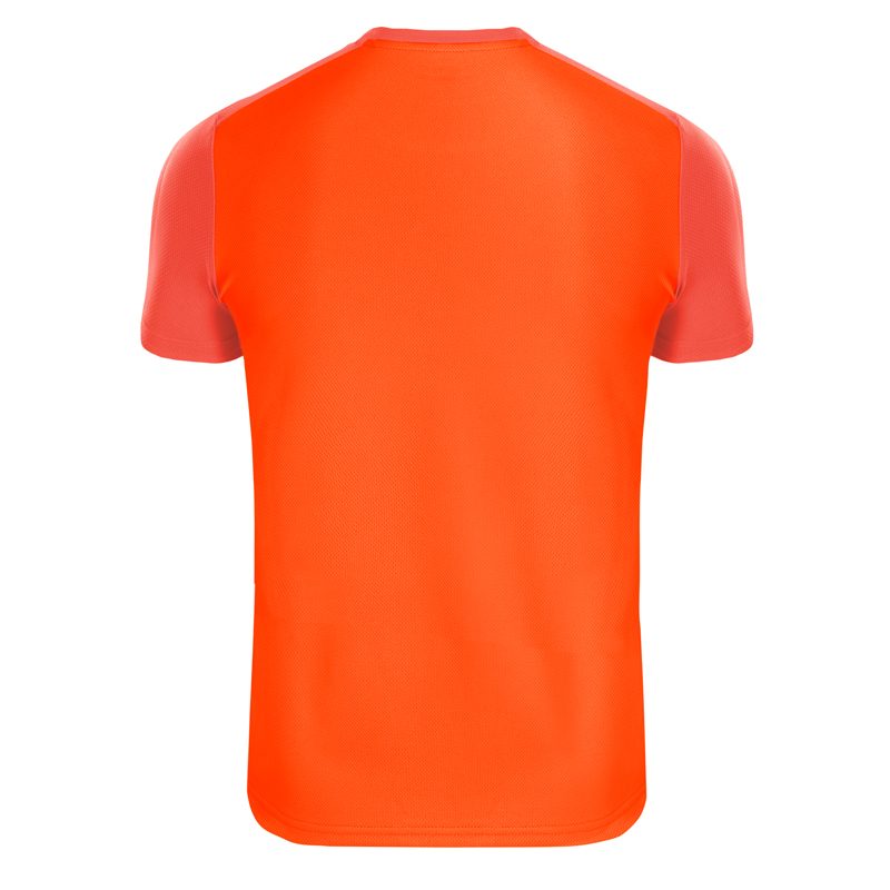 Maillot technique runnek edel orange fluo homme dos