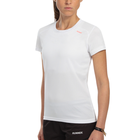 Maillot technique runnek milos blanc femme