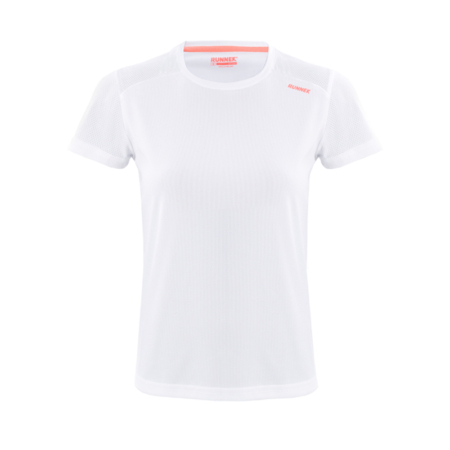 Maillot technique runnek milos blanc femme face