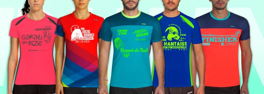 La personnalisation des tee-shirts de running - RUNNEK